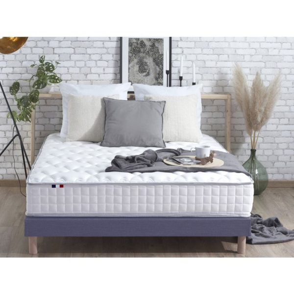 Meilleure affaire 👍 Matelas Ressorts Ensachés , Face été , Face Hiver 140×190 Cm PAUL ❤️ 1