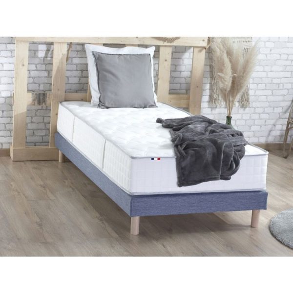 Tout neuf 🔔 Matelas Ressorts Ensachés , Face été, Face Hiver, 90×190 Cm PAUL 🎁 1