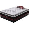 Sortie ✨ Habitat Et Jardin Matelas Ressorts Ensachés + Surmatelas Intégré Costine – 140 X 190 Cm – Blanc/Noir 😍 7