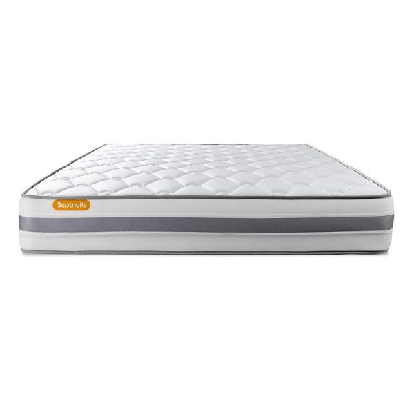 Promo ⭐ SEPTNUITS Matelas Ressorts Ensachés 140×200 Memo Spring 3 Zones De Confort MAXI épaisseur ✔️ 3