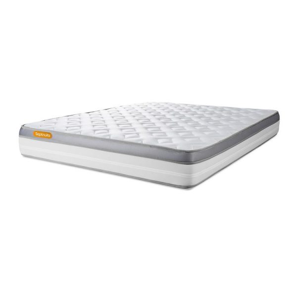 Le moins cher 😀 SEPTNUITS Matelas 160×200 Memo Zen Mousse à Mémoire De Forme 5 Zones De Confort MAXI épaisseur 🎁 4